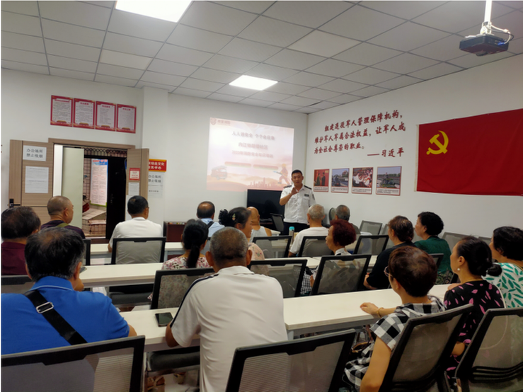 内江市市中区科协开展“全国科普日”消防安全知识进社区