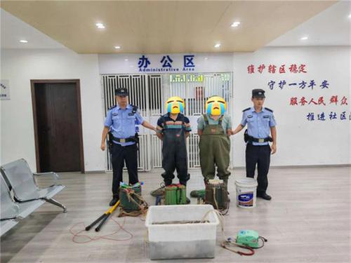 眉山：3人深夜电鱼被抓