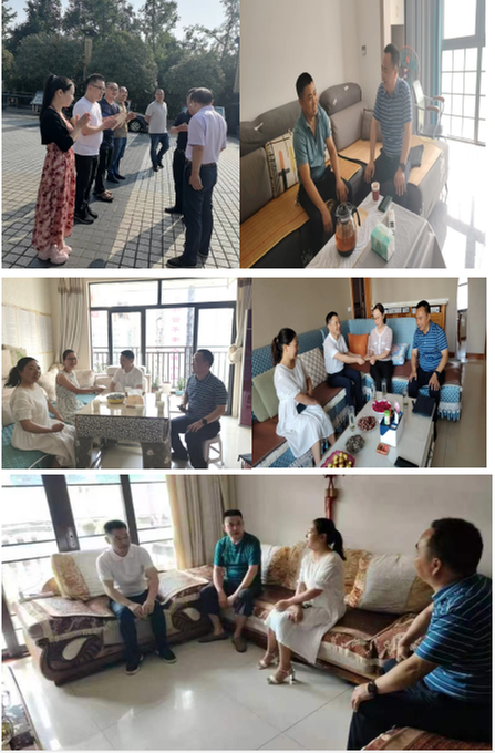 平昌县委领导慰问星光实验学校教师