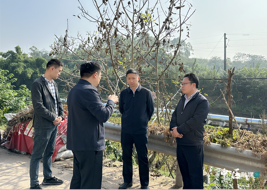 内江市市中区调研农田水利基础设施建设暨督导白沱提灌站提升改造项目推进情况