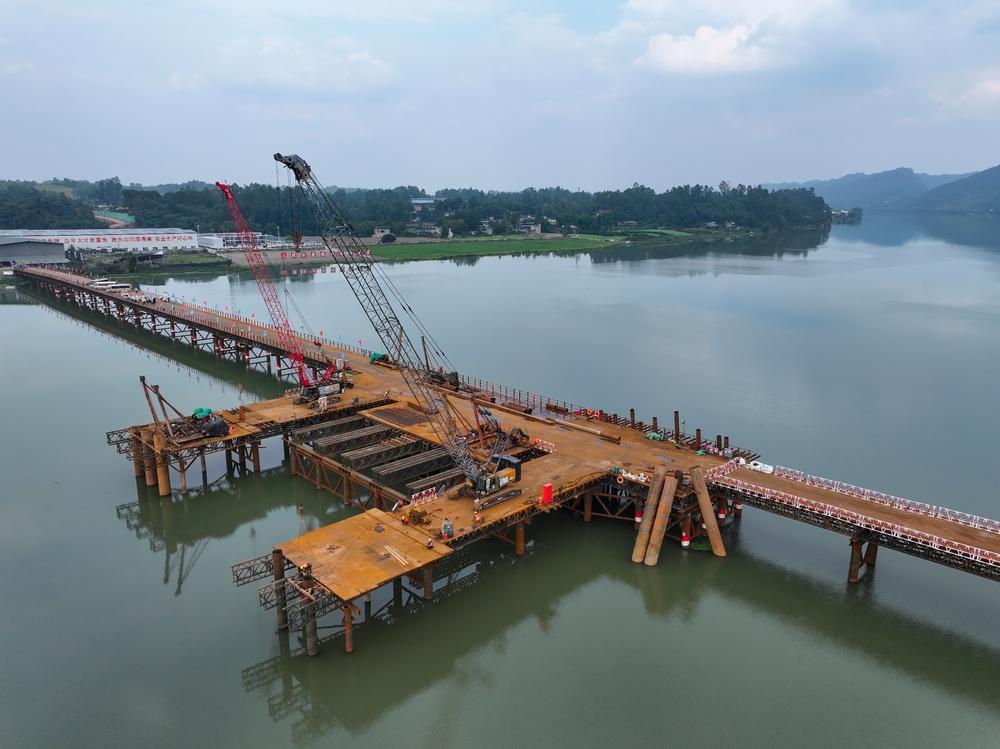 青神县举行“八八攻坚”项目投资拉练现场会