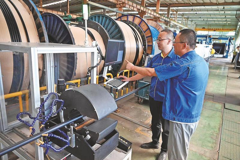 “火眼金睛”不放过一丝缺陷 “天府科技云”助德阳线缆闯市场