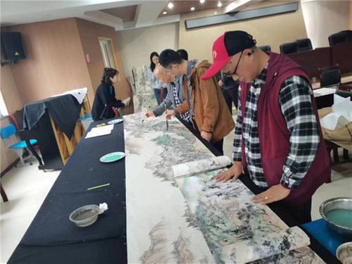 简阳市:致敬光辉岁月 “东灌”主题百米画卷即将恢弘呈现