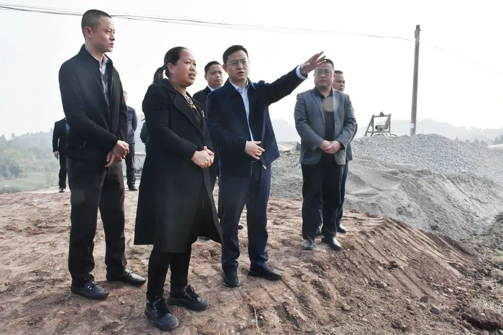 内江市市中区领导调研督导耕地恢复工作并召开推进会