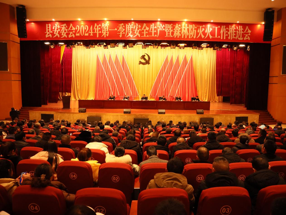 岳池县召开2024年第一季度安全生产暨森林防灭火工作推进会议