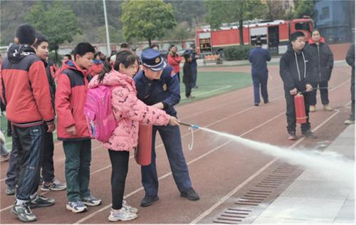 南江县特殊教育学校开展消防安全进校园活动