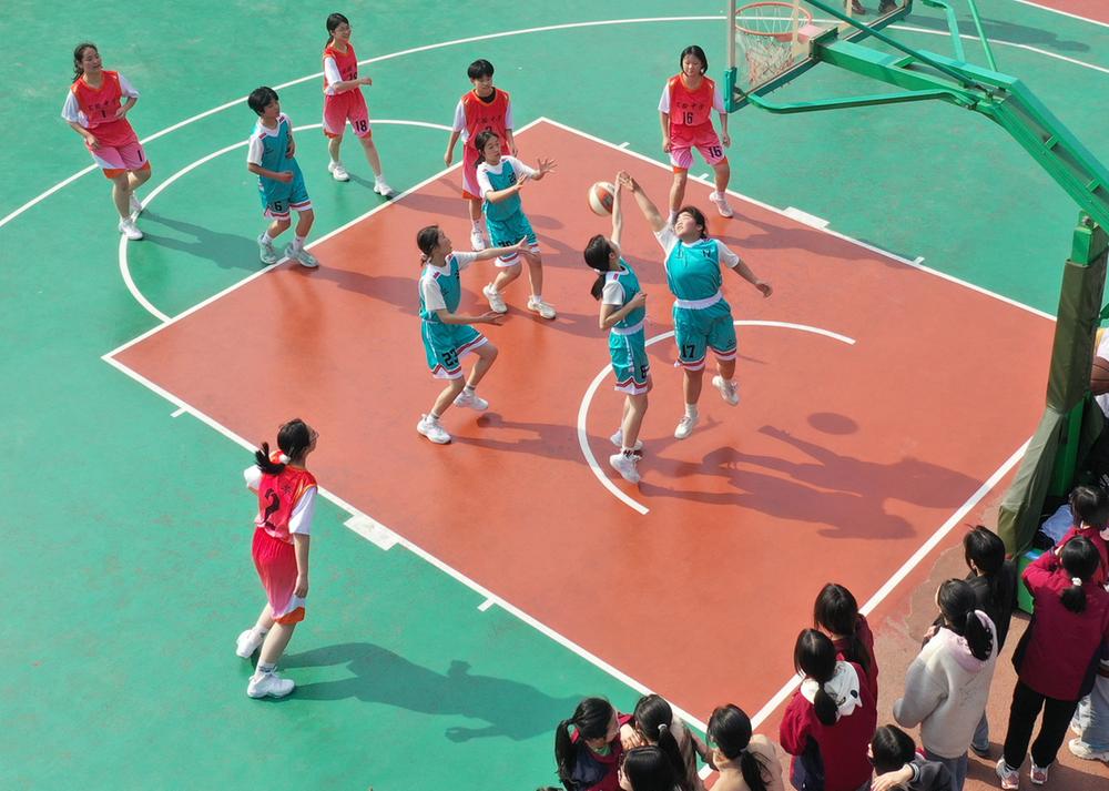 蓬安县：篮球场上展风采