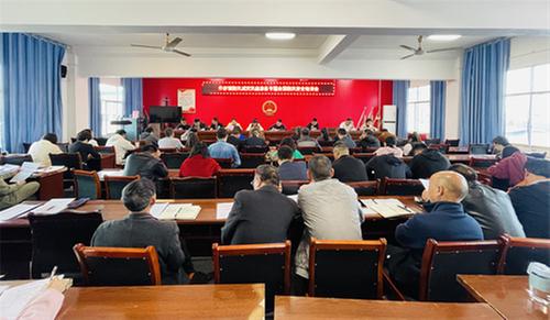 乔家镇召开防汛减灾汛前准备专题会