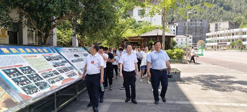 南江县关路镇人大代表进校园助教育质量提升