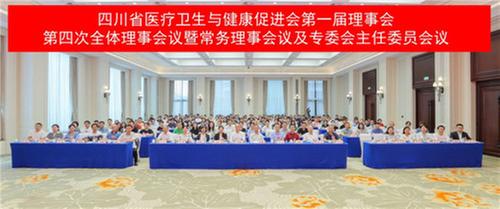 四川省医疗卫生与健康促进会第一届理事会第四次全体理事会议暨常务理事会议及专委会主任委员会议胜利召开