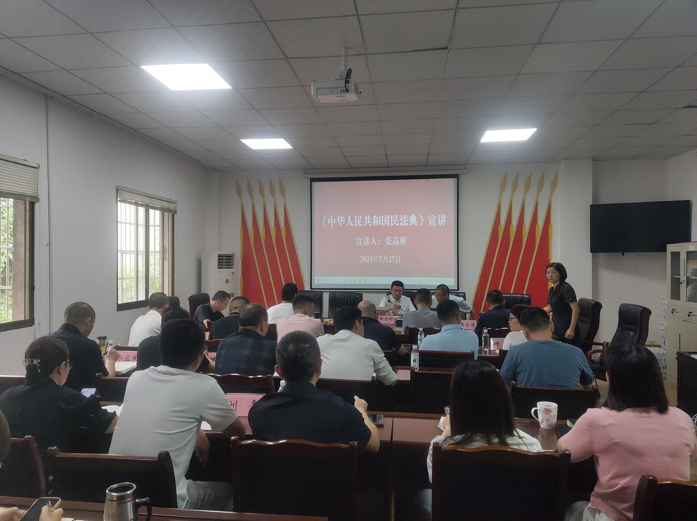 青神县开展“‘典’进乡村·法护民企”宣传活动