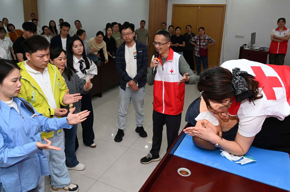 四川内江：健康科普 守护生命 “救”在身边